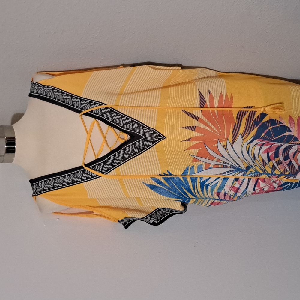 💙Lulu's Totally Tropical Kaftan Maxi Dress💙 - Picture 5 of 11